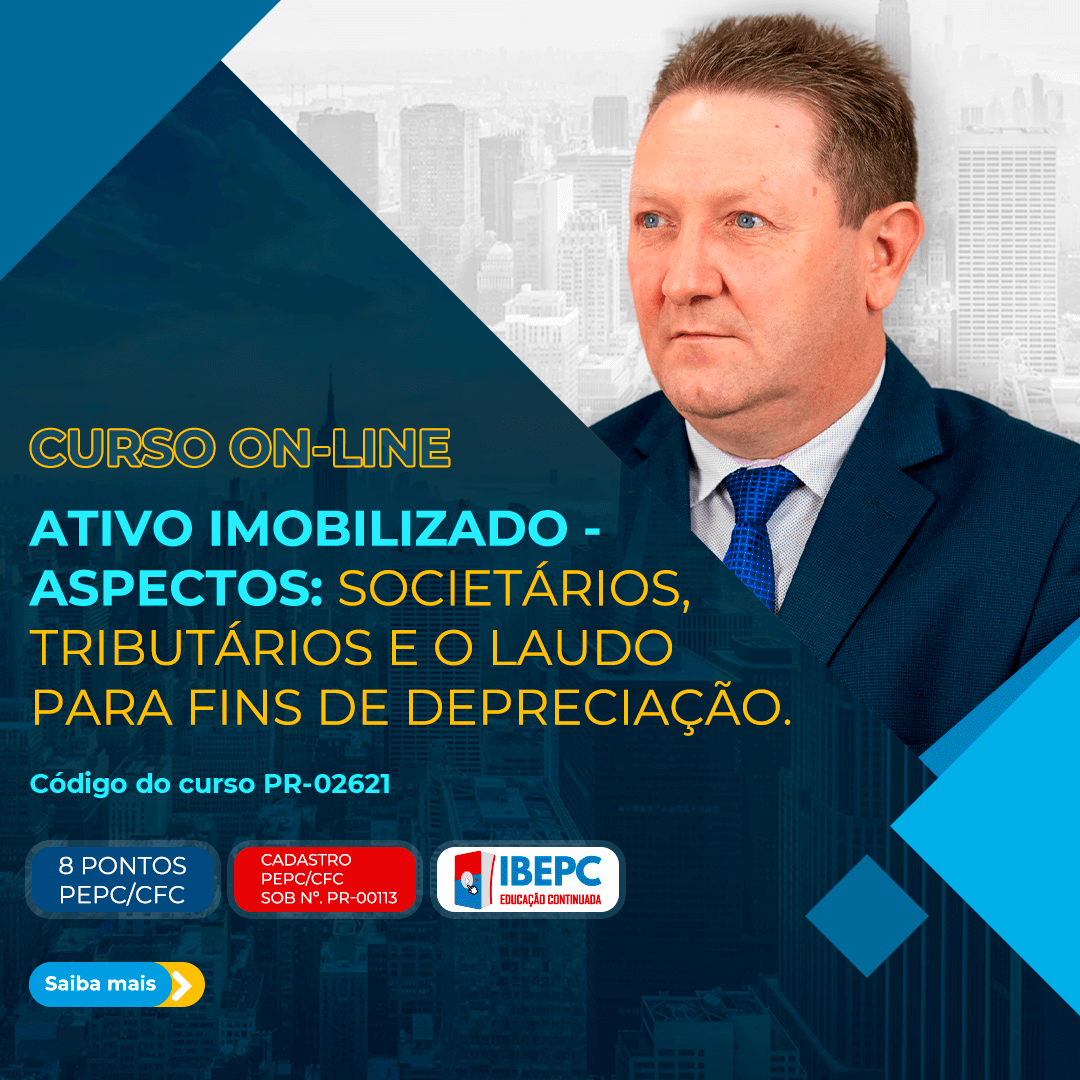 Edooke ATIVO IMOBILIZADO - ASPECTOS:SOCIETÁRIOS, TRIBUTÁRIOS E O LAUDO PARA FINS DE DEPRECIAÇAO.